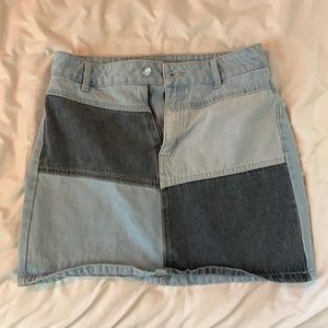 Wild Fable Jean Skirt
